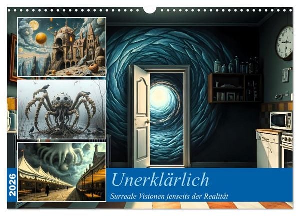 Produktbild: Unerkl&auml;rlich (Wandkalender 2026 DIN A3 quer), CALVENDO Monatskalender
