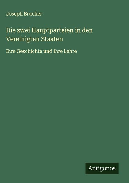 Produktbild: Die zwei Hauptparteien in den Vereinigten Staaten