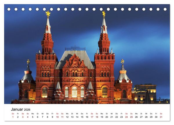Produktbild: Goldenes Russland (Tischkalender 2026 DIN A5 quer), CALVENDO Monatskalender