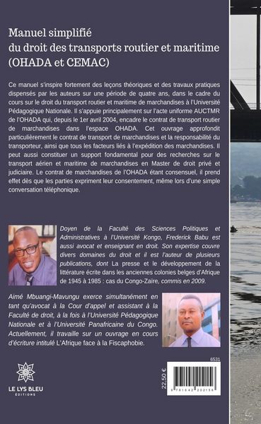 Produktbild: Babu, F: Manuel simplifi&eacute; du droit des transports routier et