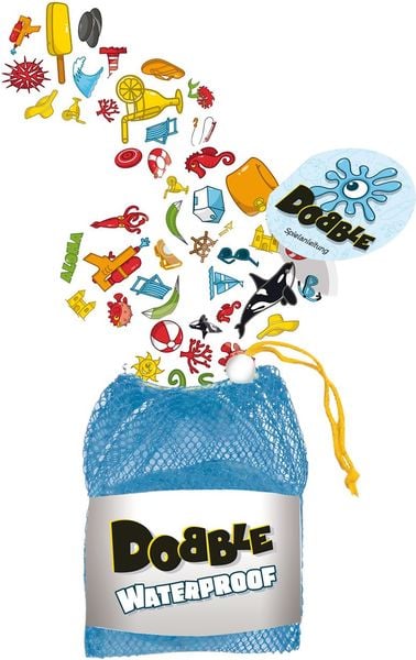 Produktbild: Asmodee ASMD0034 - Dobble Waterproof, Reaktionsspiel