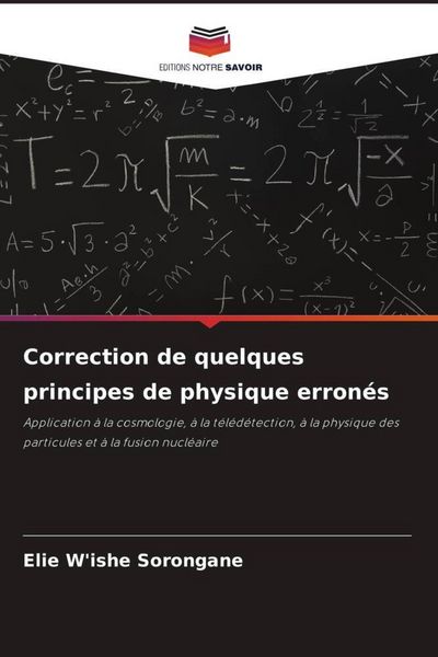 Produktbild: Correction de quelques principes de physique erron&eacute;s