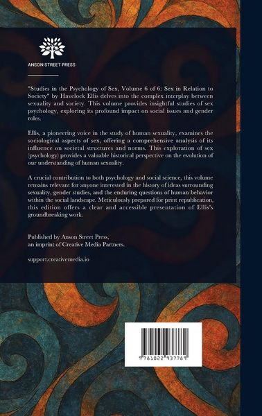 Produktbild: Studies in the Psychology of Sex, Volume 6