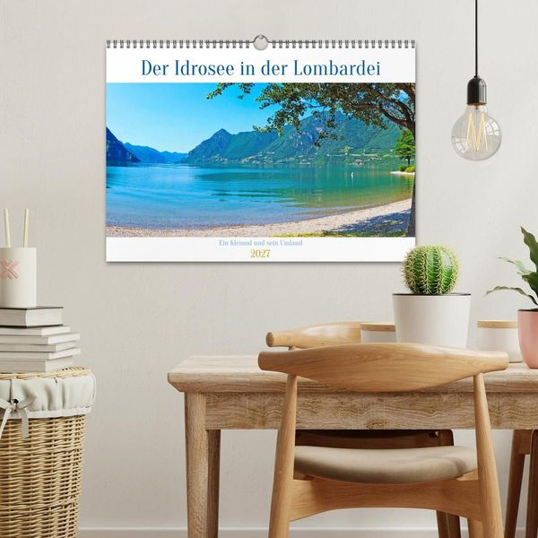 Produktbild: Der Idrosee in der Lombardei (Wandkalender 2027 DIN A3 quer), CALVENDO Monatskalender