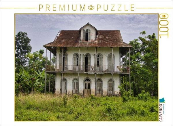 CALVENDO Puzzle Eine alte Roças auf São Tomé, die teilweise noch bewohnt ist. | 1000 Teile Lege-Größe 64 × 48 cm Foto-Puzzle für glückliche Stunden