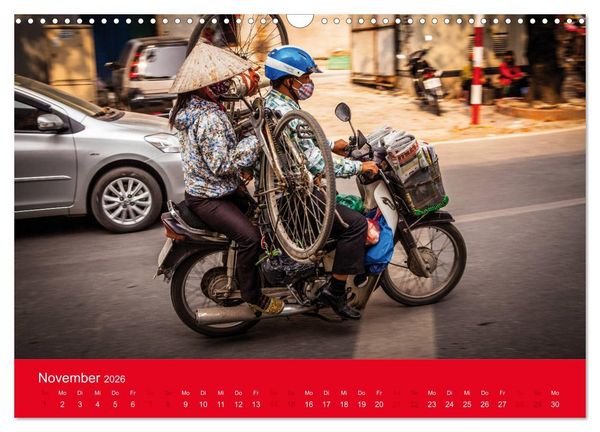 Produktbild: Eindr&uuml;cke von VIETNAM 2026 by Till Br&uuml;hne 2026 (Wandkalender 2026 DIN A3 quer), CALVENDO Monatskalender