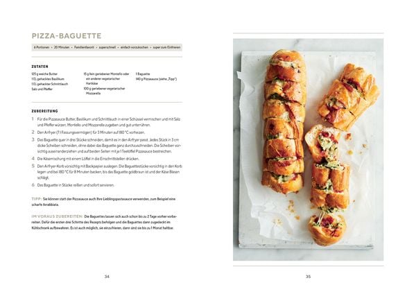 Produktbild: Airfryer vegetarisch - Die besten Rezepte f&uuml;r die Hei&szlig;luftfritteuse