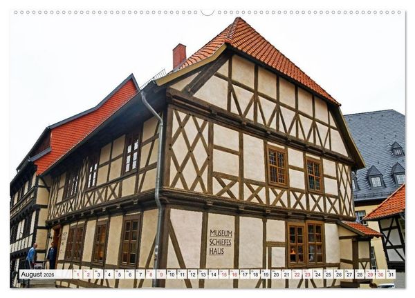 Produktbild: Wernigerode, die wundersch&ouml;ne Stadt im Harz (hochwertiger Premium Wandkalender 2026 DIN A2 quer), Kunstdruck in Hochglanz