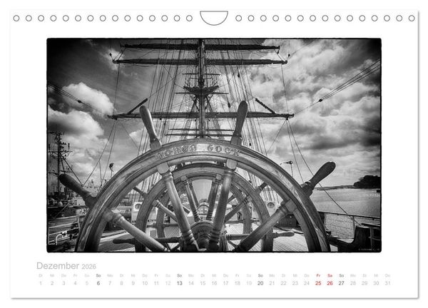 Produktbild: Gorch Fock - zeitlose Eindr&uuml;cke (Wandkalender 2026 DIN A4 quer), CALVENDO Monatskalender