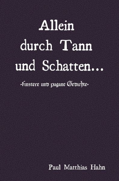 Produktbild: Allein durch Tann und Schatten