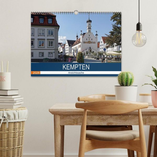 Produktbild: Kempten - Ansichtssache (Wandkalender 2026 DIN A3 quer), CALVENDO Monatskalender