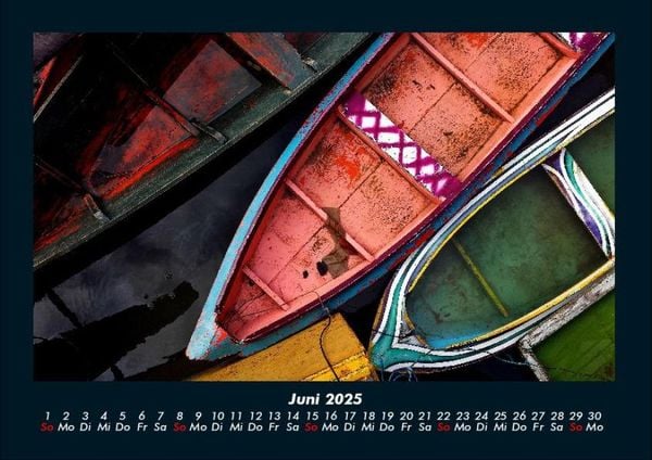 Produktbild: Bootskalender 2025 Fotokalender DIN A4