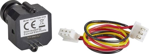 Produktbild: TRU COMPONENTS RS-OV7949-1818 Farb-Kamera-Modul 1 St. 5 V/DC (max) (L x B x H) 30 x 21 x 15mm