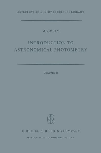 Produktbild: Introduction to Astronomical Photometry