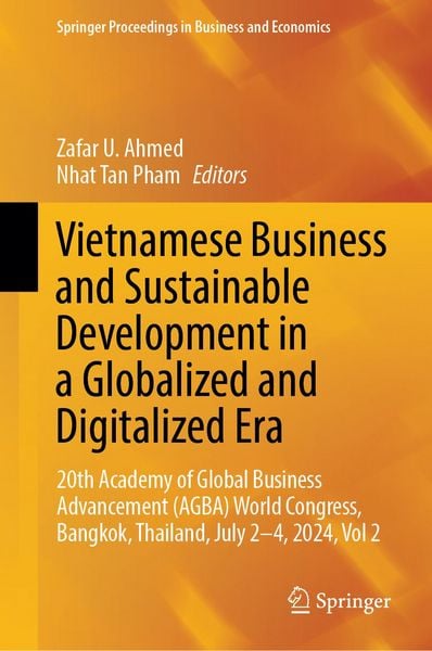 Produktbild: Vietnamese Business and Sustainable Development in a Globalized and Digitalized Era