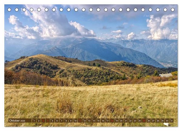 Produktbild: Lago Maggiore - Bezaubernde Orte am Westufer (Tischkalender 2026 DIN A5 quer), CALVENDO Monatskalender