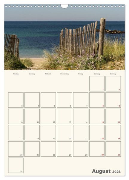 Produktbild: Sommertage in der Bretagne (Wandkalender 2026 DIN A3 hoch), CALVENDO Monatskalender