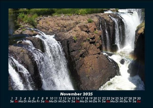 Produktbild: Wasserfälle 2025 Fotokalender DIN A5