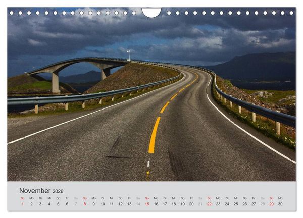 Produktbild: Norwegen - Land der Fjorde (Wandkalender 2026 DIN A4 quer), CALVENDO Monatskalender