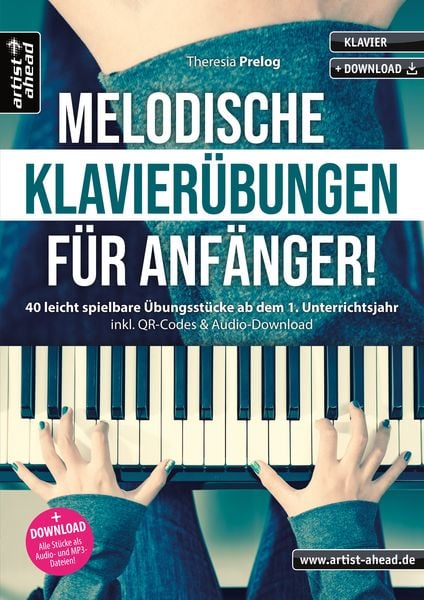 Produktbild: Melodische Klavier&uuml;bungen f&uuml;r Anf&auml;nger!