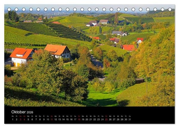 Produktbild: Baden-W&uuml;rttemberg 2026 (Tischkalender 2026 DIN A5 quer), CALVENDO Monatskalender