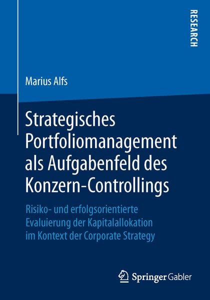 Produktbild: Strategisches Portfoliomanagement als Aufgabenfeld des Konzern-Controllings