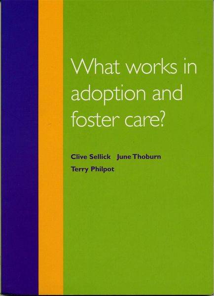 Produktbild: What Works in Adoption and Foster Care?