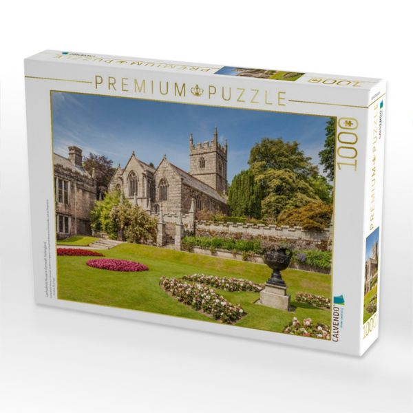 Produktbild: CALVENDO Puzzle Lanhydrock House in Cornwall, S&uuml;dengland | 1000 Teile Lege-Gr&ouml;&szlig;e 64x48cm Foto-Puzzle f&uuml;r gl&uuml;ckliche Stunden