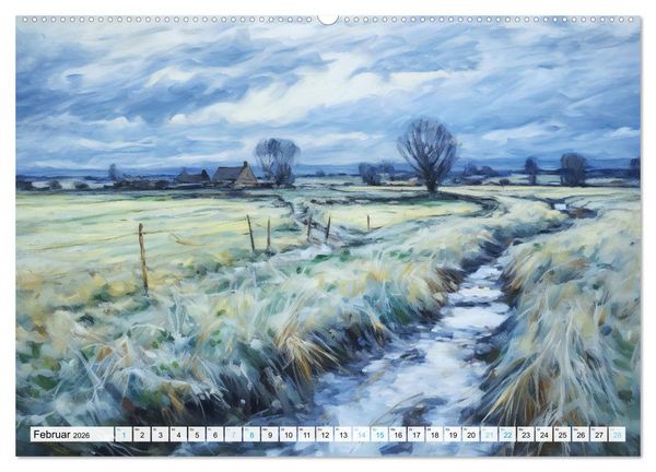 Produktbild: Havelland - Impressionistische Visionen einer idyllischen Region (Wandkalender 2026 DIN A2 quer), CALVENDO Monatskalender