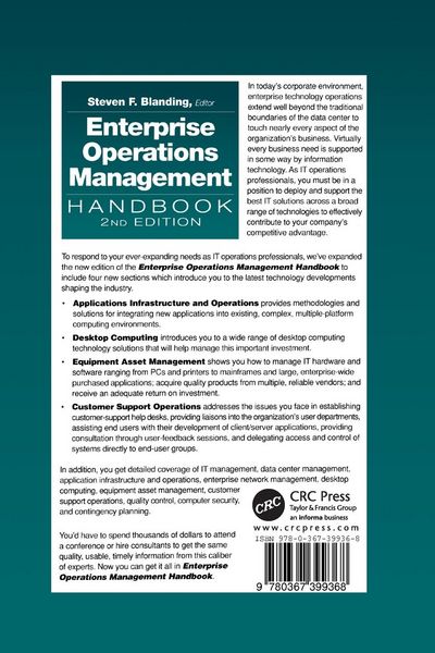 Produktbild: Enterprise Operations Management Handbook, Second Edition