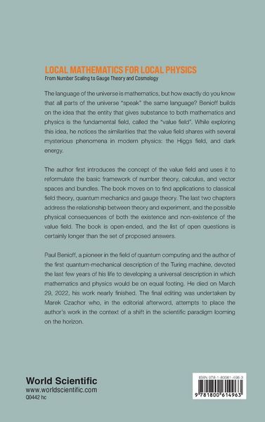 Produktbild: Local Mathematics For Local Physics