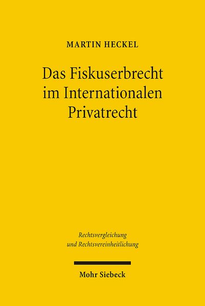 Produktbild: Das Fiskuserbrecht im Internationalen Privatrecht