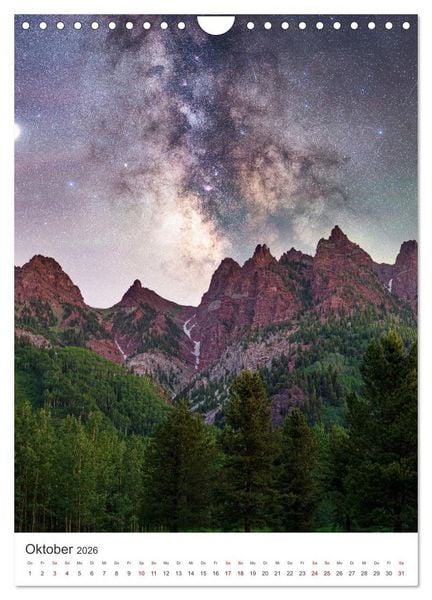 Produktbild: Milchstra&szlig;e - Unsere faszinierende Galaxie. (Wandkalender 2026 DIN A4 hoch), CALVENDO Monatskalender