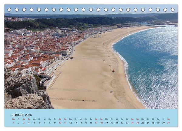 Produktbild: Nazare (Tischkalender 2026 DIN A5 quer), CALVENDO Monatskalender