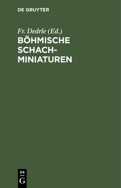 Produktbild: B&ouml;hmische Schachminiaturen