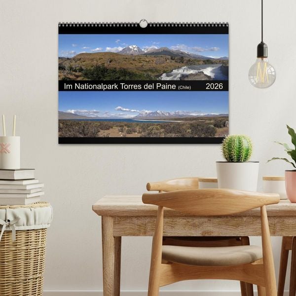 Produktbild: Im Nationalpark Torres del Paine (Chile) (Wandkalender 2026 DIN A3 quer), CALVENDO Monatskalender