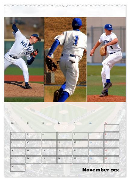 Produktbild: Kultsport Baseball (hochwertiger Premium Wandkalender 2026 DIN A2 hoch), Kunstdruck in Hochglanz
