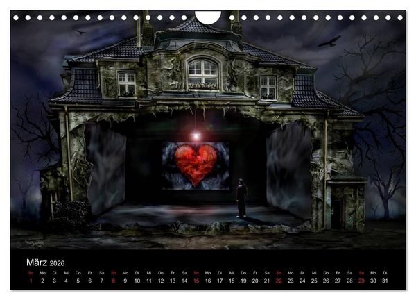 Produktbild: Der Herz Kalender (Wandkalender 2026 DIN A4 quer), CALVENDO Monatskalender