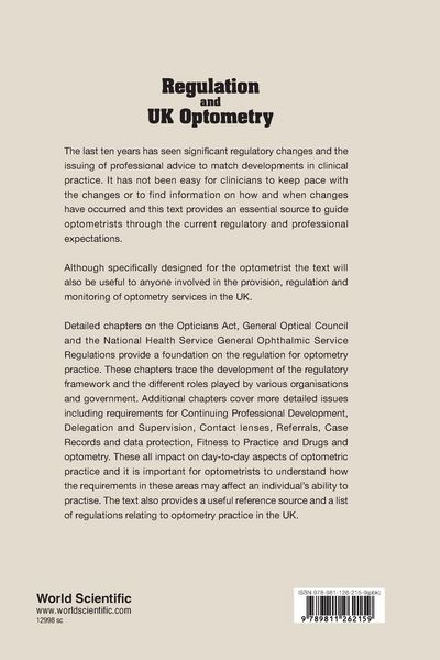 Produktbild: Regulation and Uk Optometry
