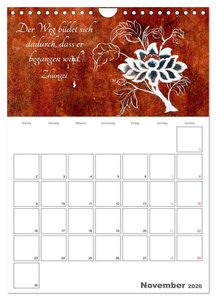 Produktbild: Harmonie und Freude Buddhistische Weisheiten 2026 (Wandkalender 2026 DIN A4 hoch), CALVENDO Monatskalender