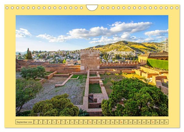Produktbild: Ein Herz f&uuml;r Granada (Wandkalender 2026 DIN A4 quer), CALVENDO Monatskalender