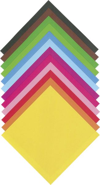 Origami Papier 200 Blatt - 20 Farben, 80g/m², 15x15cm & A4 Format