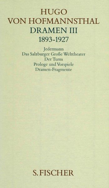 Produktbild: Dramen III. 1893-1927