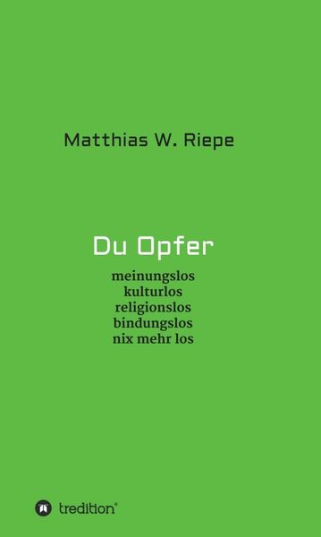 Produktbild: Du Opfer
