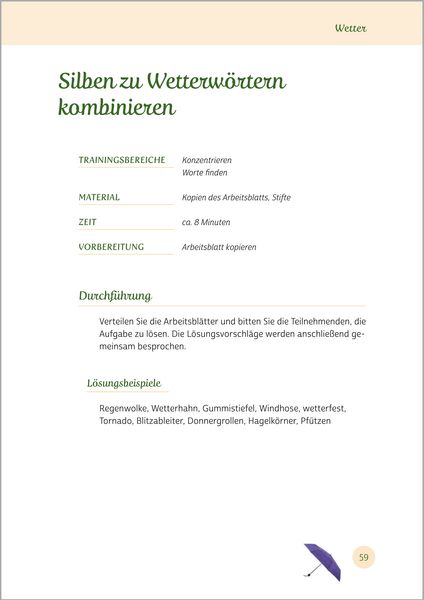 Produktbild: Ged&auml;chtnistraining f&uuml;r Senioren | Gehirnjogging f&uuml;r Naturliebhaber