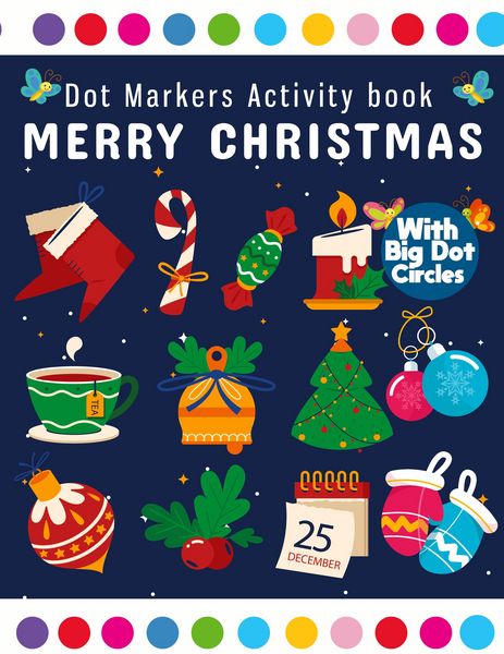 Produktbild: Dot Markers Activity Book Merry Christmas