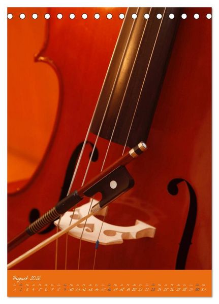 Produktbild: Geliebtes Cello (Tischkalender 2026 DIN A5 hoch), CALVENDO Monatskalender