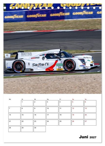 Produktbild: PROTOTYPE RACING am N&uuml;rburgring (Tischkalender 2027 DIN A5 hoch), CALVENDO Monatskalender