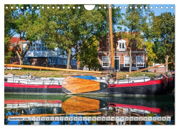 Produktbild: Enkhuizen - historische Hafenstadt am Ijsselmeer (Wandkalender 2026 DIN A4 quer), CALVENDO Monatskalender