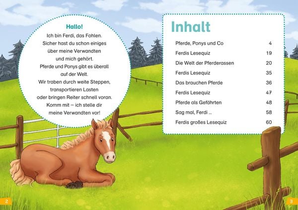 Produktbild: WAS IST WAS Erstes Lesen Band 7. Pferde und Ponys